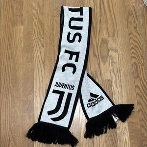 Adidas Juventus FC Black and White Scarf